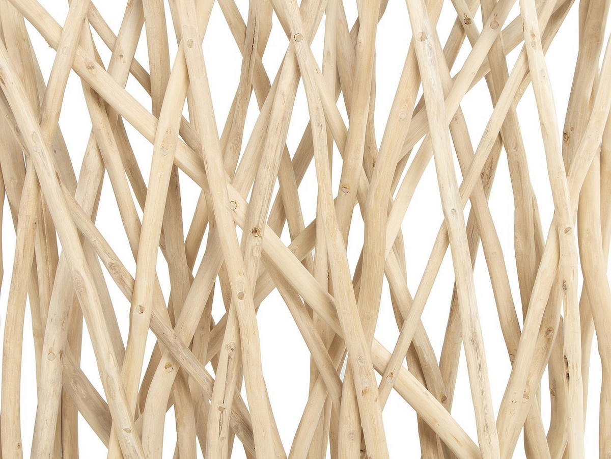 KONSOLENTISCH - 92 cm x 35 cm - holz - naturfarben hell Gayana - Naturfarben, Glas/Holz (35/92/91.5cm) - Vente-Unique