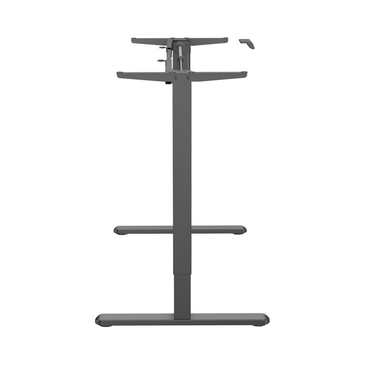 SCHREIBTISCHGESTELL Jiri Schwarz - Schwarz, Metall (58.5/135/118cm) - SVITA