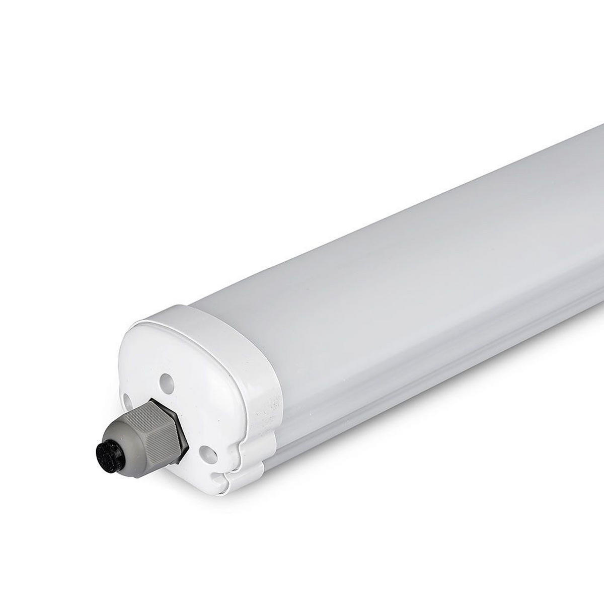 LED DECKENLEUCHTE Grau Kunststoff - Grau, Kunststoff (120/6.5/5.8cm)