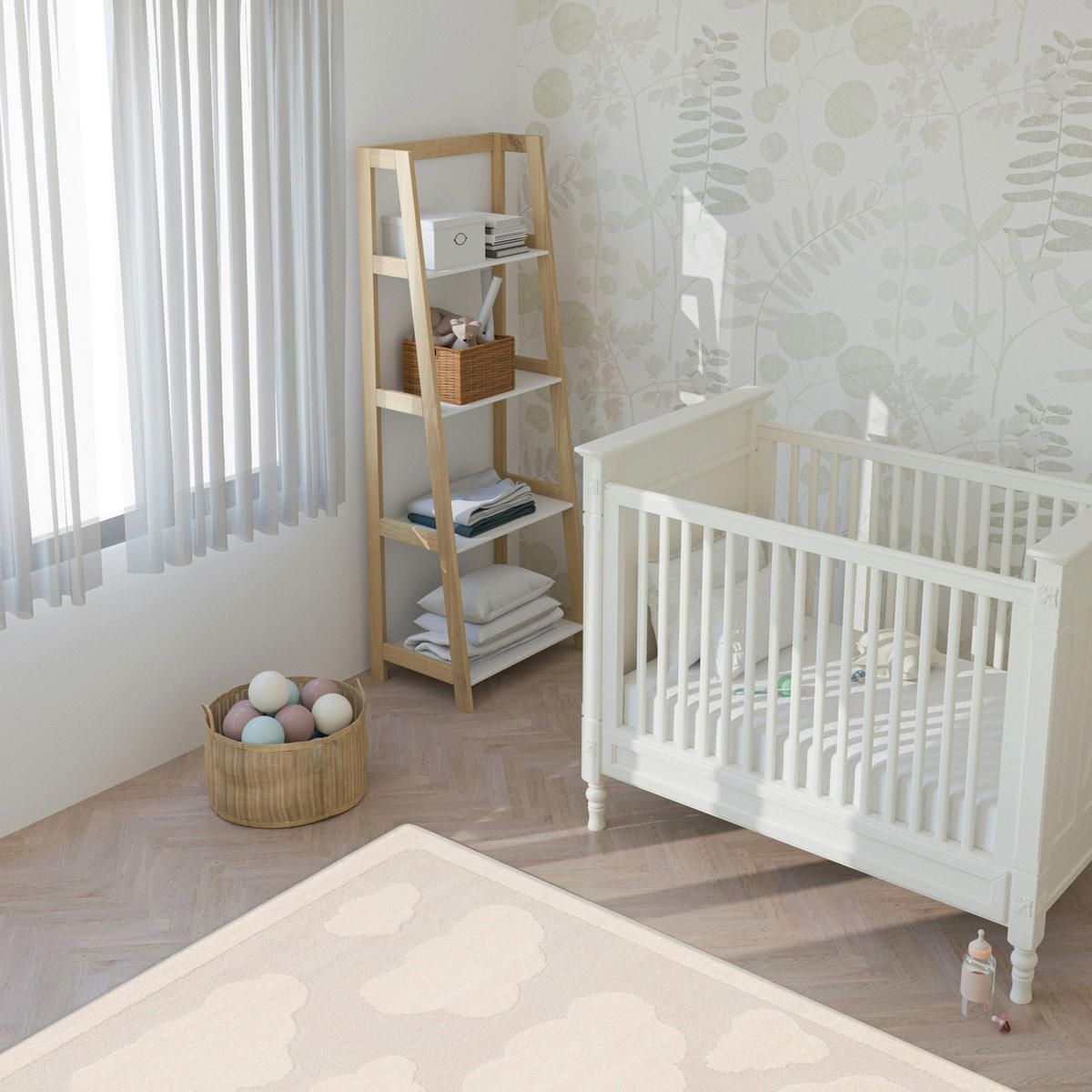 TEPPICH Design Relief-Effekt beige - Beige, Textil (120/170cm) - AFK Living