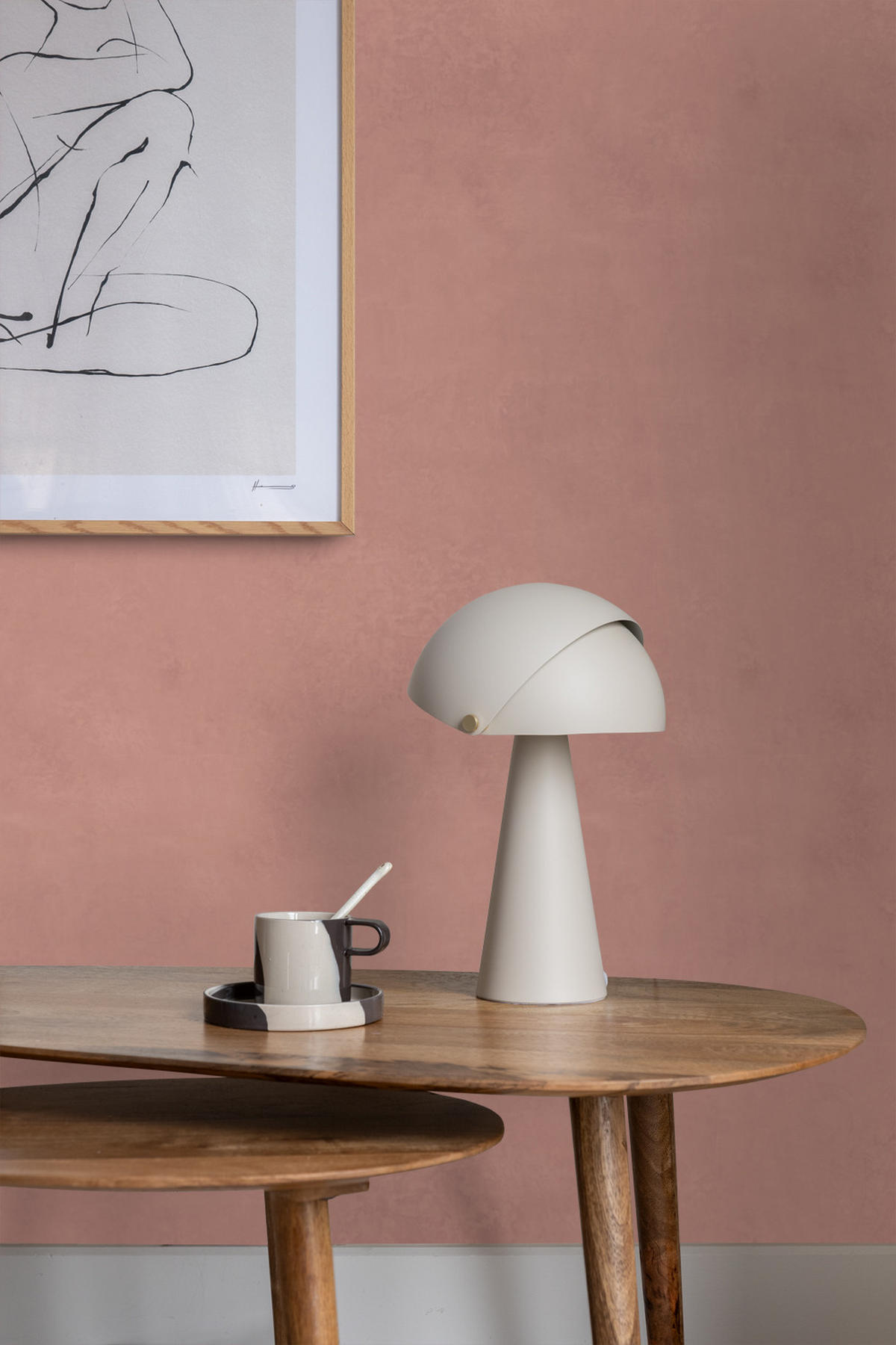 TAPETE Lehmputz 50 x 900 cm - Pink, Papier (50/900cm) - Origin Wallcoverings