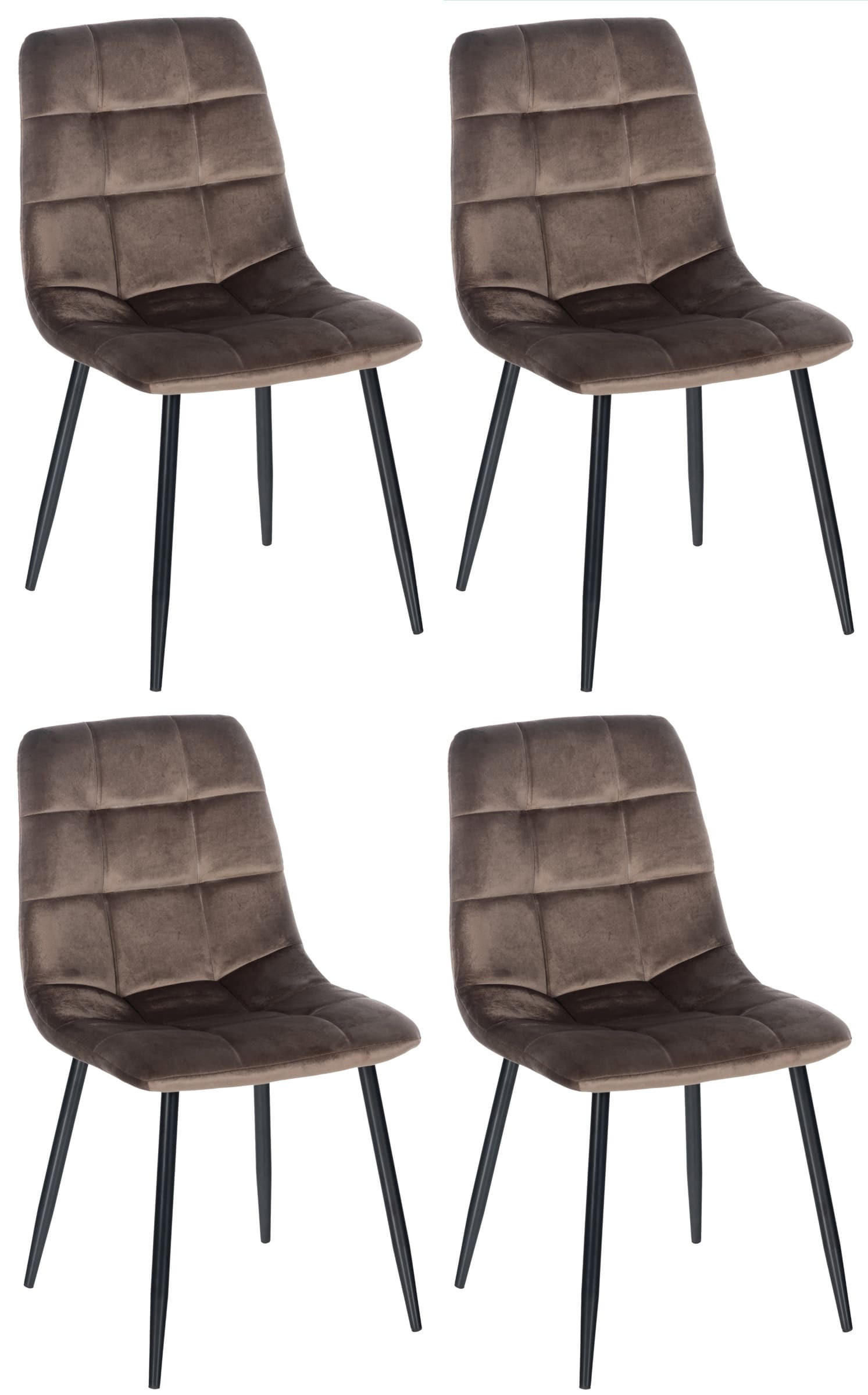 Deluke Esszimmerstühle Braun 45x84x55 cm