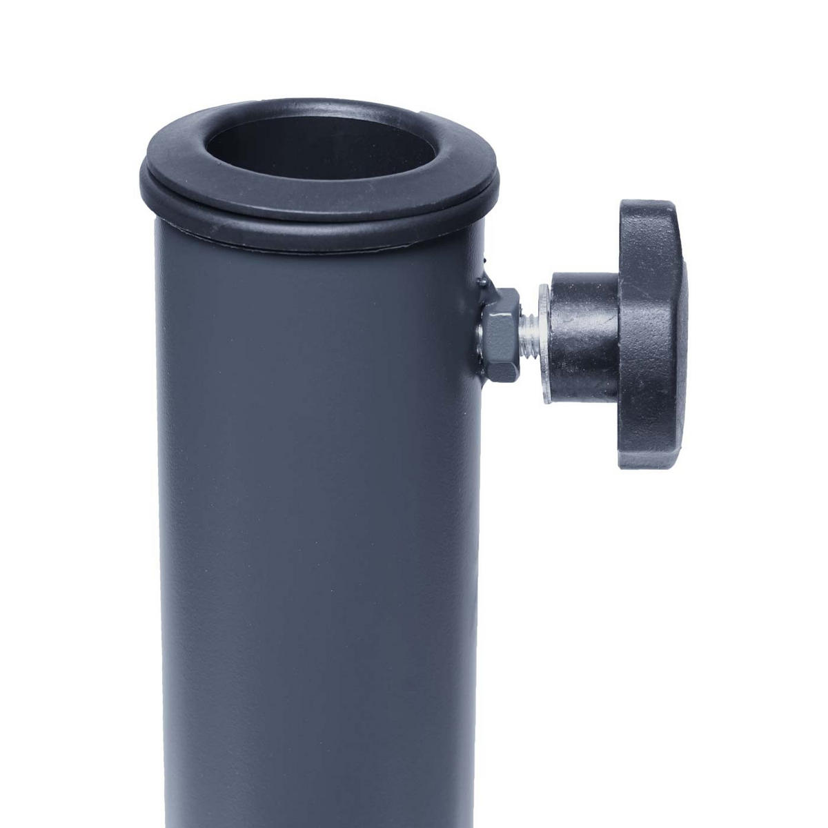 STÄNDER AUF BODENHÜLSE METALL Anthrazit - Anthrazit, Metall (13/13cm) - MCW