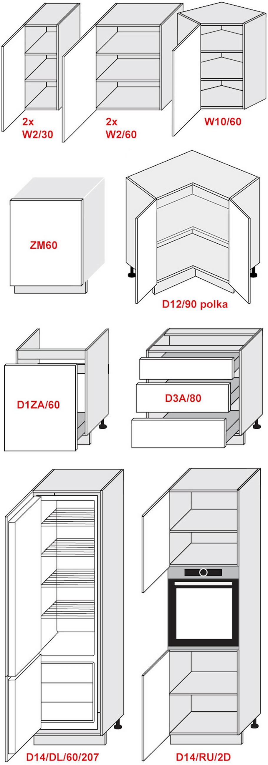 WINKELKÜCHE Kvantum weiß matt 270 / 230 / 207cm 11-teilig - Weiß, Holzwerkstoff/Metall (270/207/230cm) - Feldmann-Wohnen