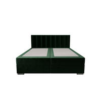BOXBETT ZILANO 2 mit Matratze H3 und Topper 160x200 Itaka 10 - Grün, Holz/Textil (160/200cm) - Bedante