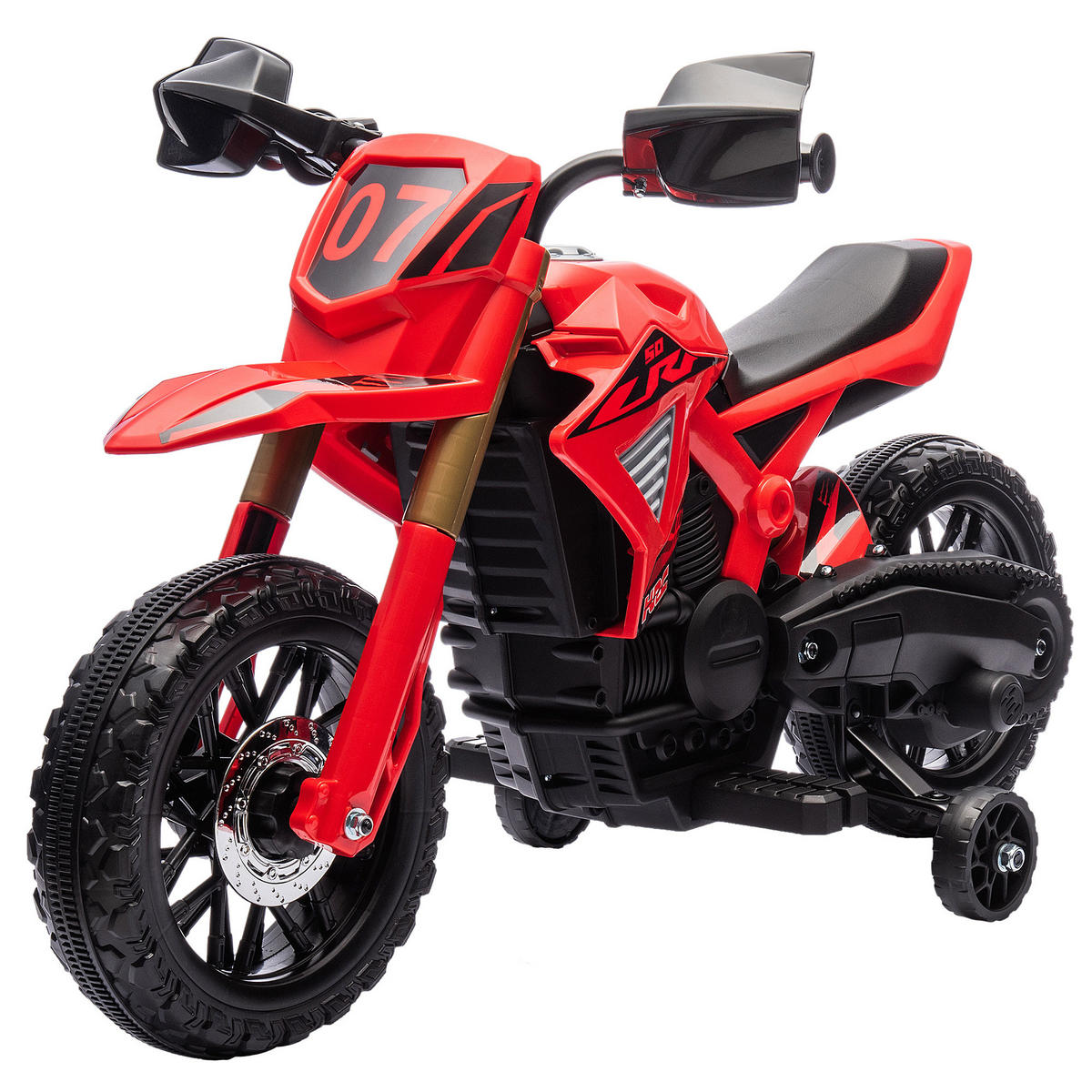 ELEKTRO-MOTORRAD DE-13052 Stützräder Rot - Rot, Kunststoff (105/57/62cm) - ComfortXL