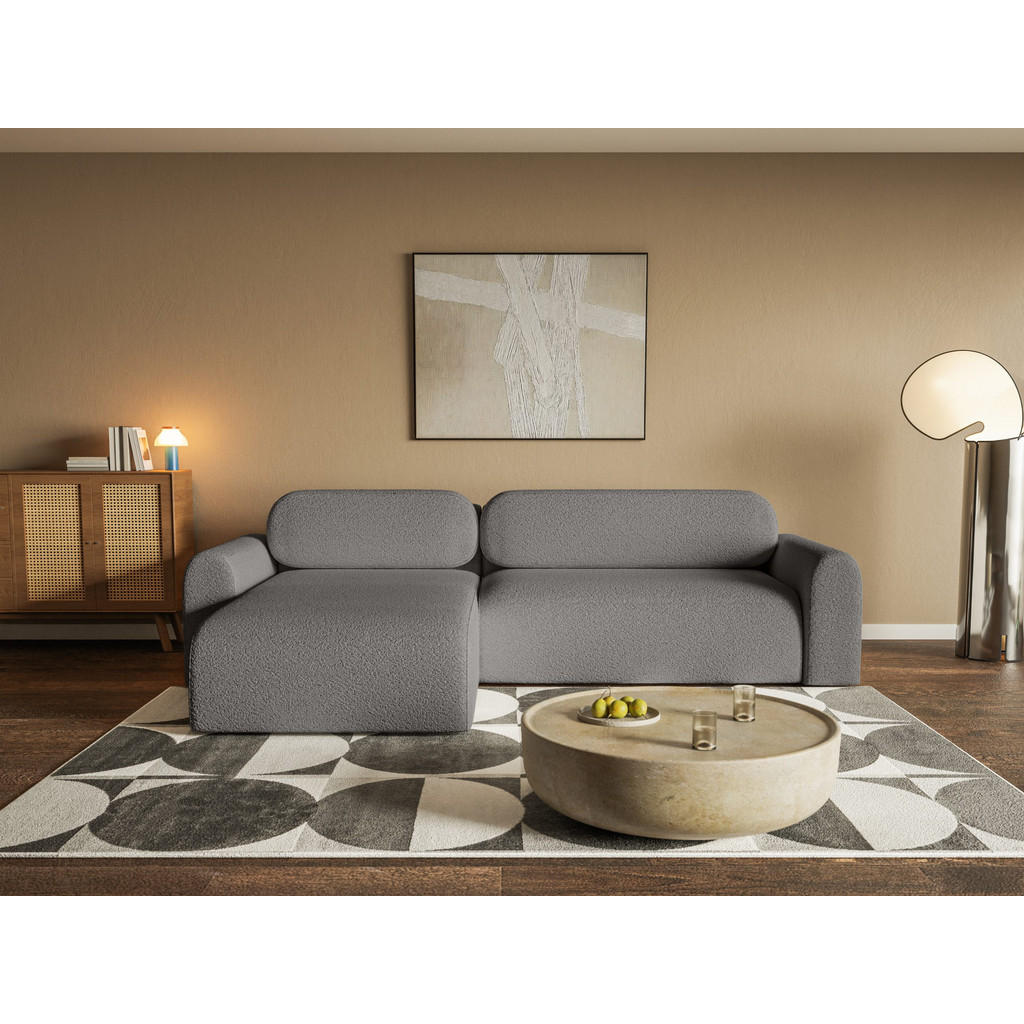 Thumbnail - Fedve Ecksofa, Graphit, Textil, L-Form,L-Form, 286x185 cm, Wohnzimmer, Sofas & Couches, Wohnlandschaften, Ecksofas