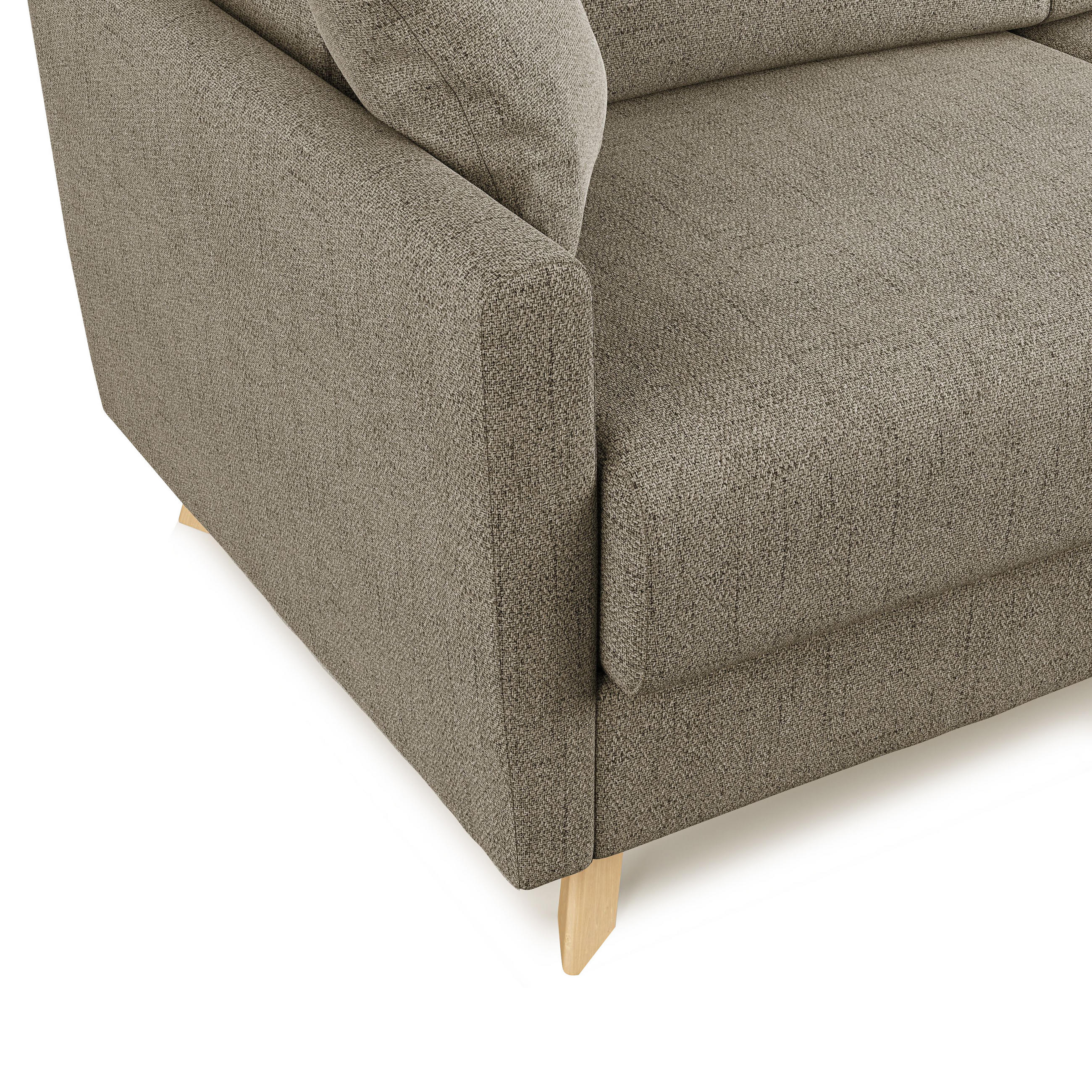 SCHLAFSOFA Edgar - Braun, Textil (180/94/97cm) - Divani.store