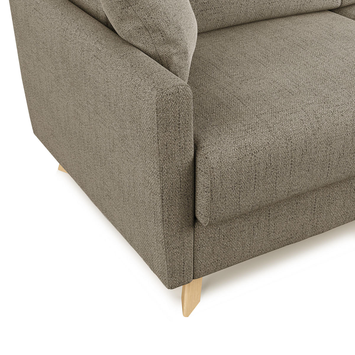 SCHLAFSOFA Edgar - Braun, Textil (180/94/97cm) - Divani.store