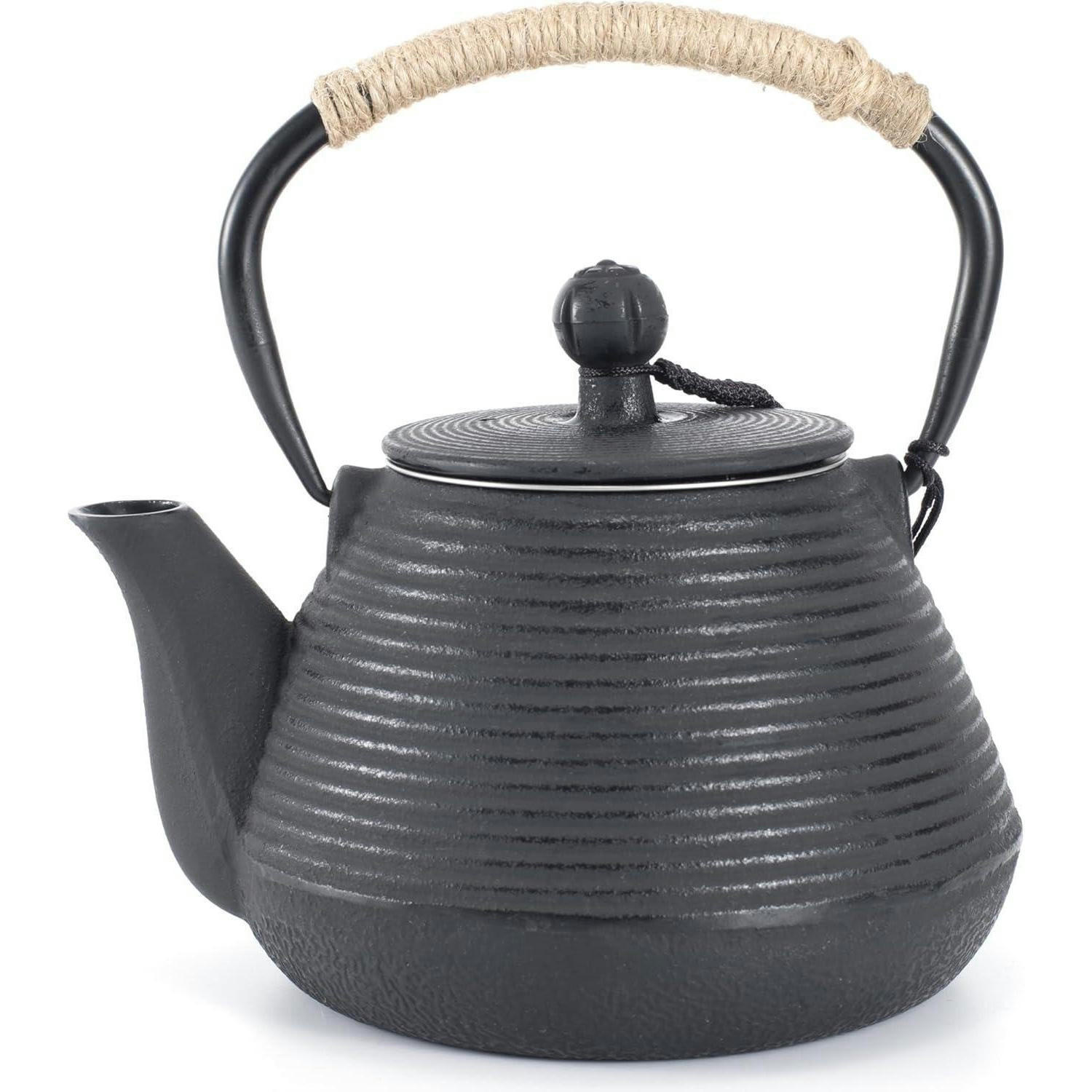 TEEKANNE mit Warmhalter 1000 ml Schwarz - Schwarz, Metall (15/15cm)