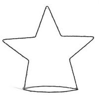 DRAHTFIGUR LED-Dekoration 34 cm - Schwarz, Metall (8/34/35cm) - Home Styling Collection