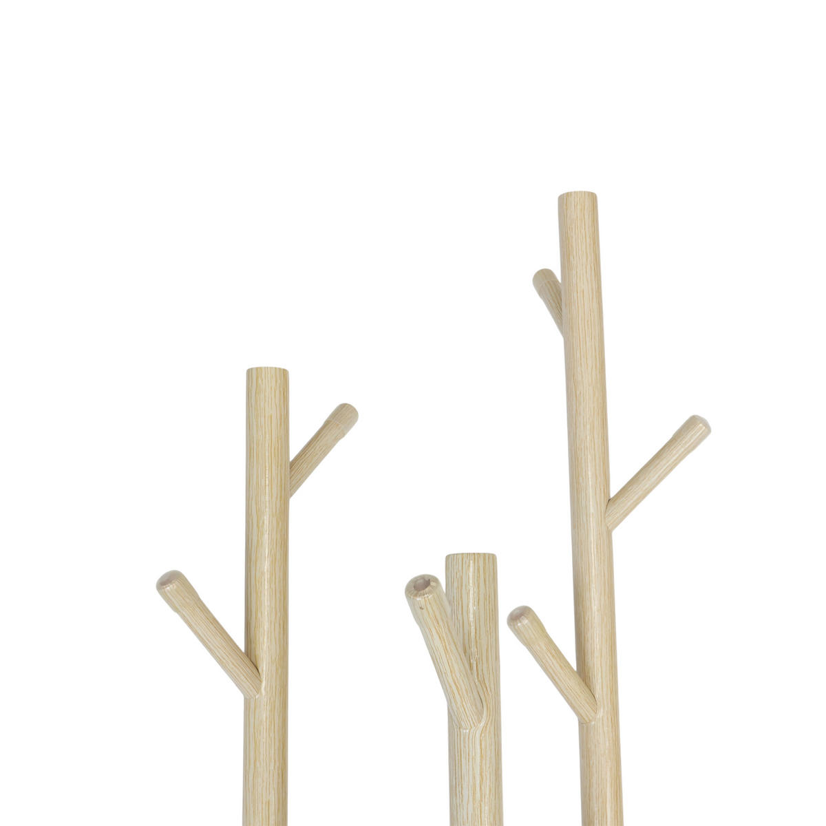 GARDEROBENSTÄNDER - Hellbraun, Holz/Holzwerkstoff (40/165/40cm) - Relaxdays