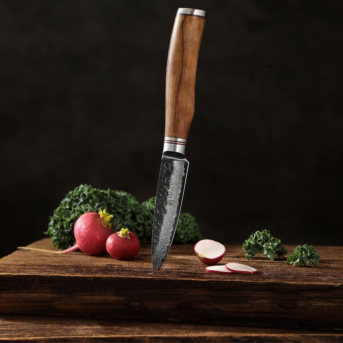 OFFICEMESSER 9 cm - Braun, Holz/Metall (21cm) - Wakoli