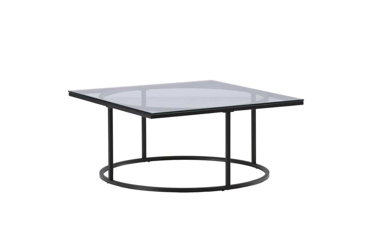 COUCHTISCH 90x90cm - Schwarz, Holzwerkstoff (90/90/42cm) - ebuy24