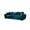 SOFA MOLISA mit Schlaffunktion ITAKA 39 mit Stauraum - Violett, Textil (86/82/246cm) - Bedante