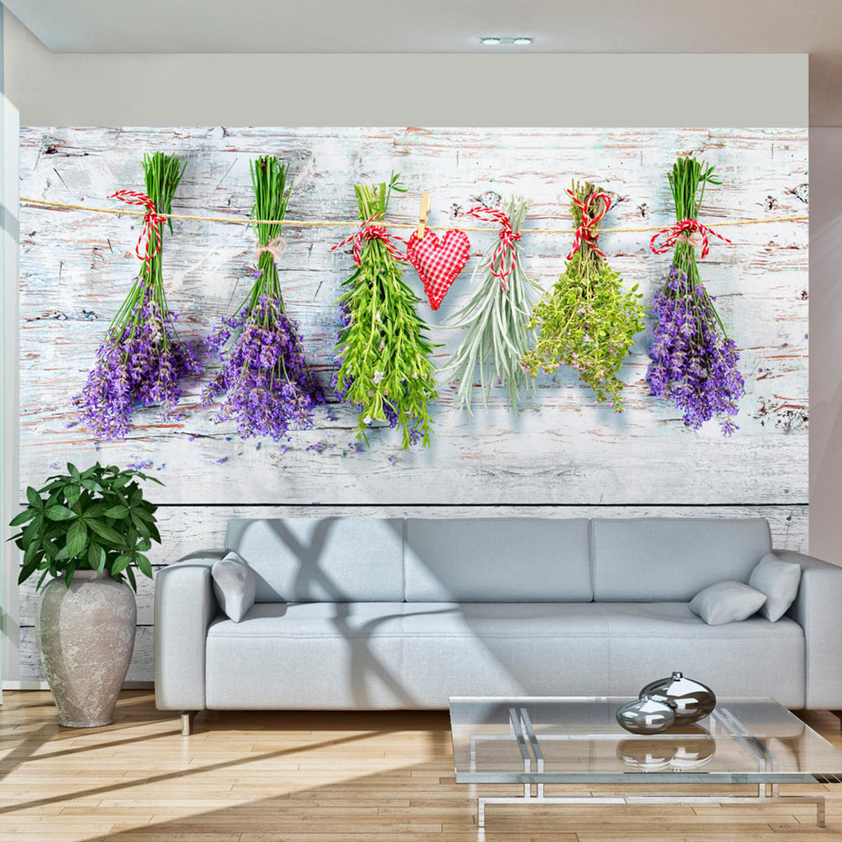 SELBSTKLEBENDE FOTOTAPETE 392/280 cm - Grau, Textil (392/1cm) - KUNSTLOFT