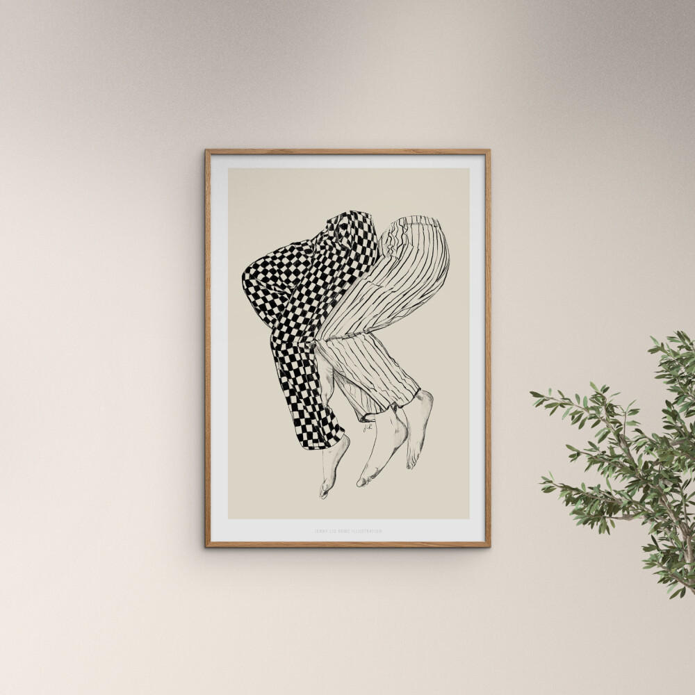 POSTER Jenny Liz Rome - Love 1 - Naturfarben, Papier (70/100/0.1cm) - Poster&Frame