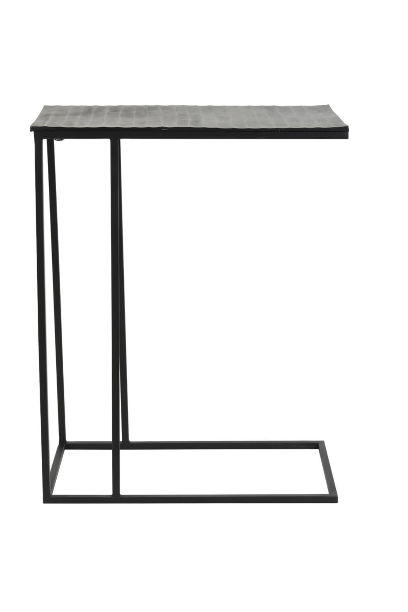 BEISTELLTISCH Macy Schwarz 48/26/60 cm - Schwarz, Metall (48/26/60cm) - Light & Living