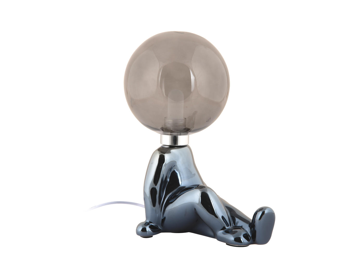 TISCHLAMPE Ross 16.5/12/22.5 cm - Schwarz, Keramik (16.5/12/22.5cm) - Leitmotiv