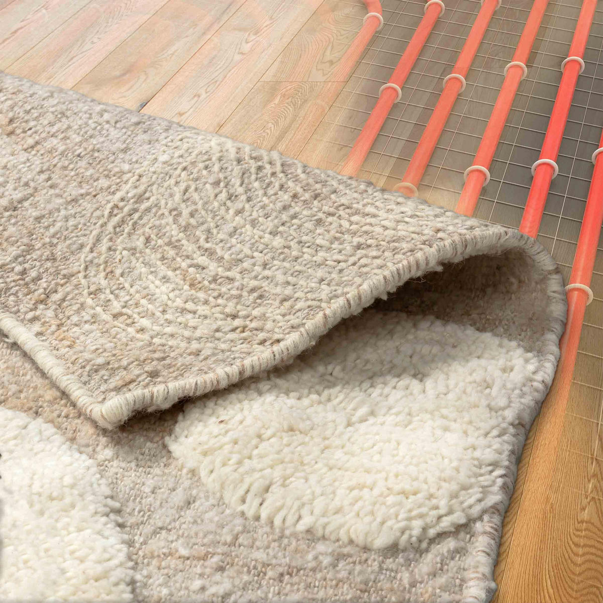 KOBEREC s vysokým vlasom MILENA - prírodná farba, textil (160/230cm) - Schöner Wohnen