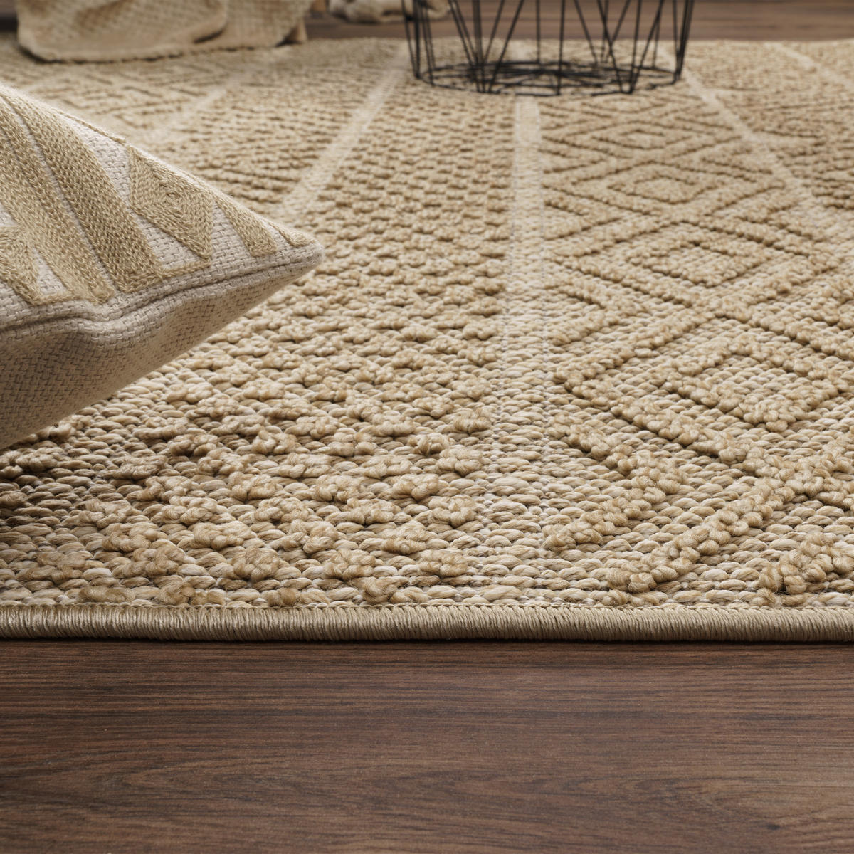 KURZFLORTEPPICH 240/340 cm München 531 - Naturfarben, Textil (240/340cm) - Paco Home