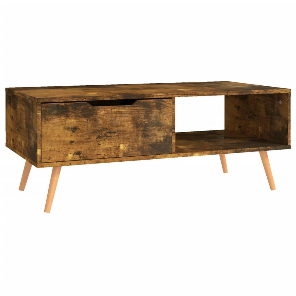 COUCHTISCH Räuchereiche 100x49,5x43 cm Holzwerkstoff - Braun, Holzwerkstoff (100/49.5/43cm) - furnicato