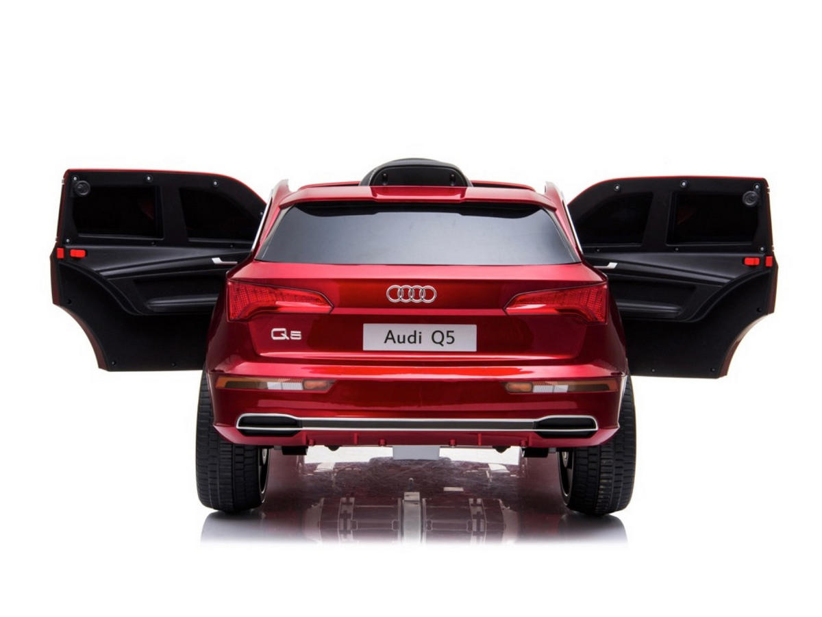 KINDER ELEKTROAUTO Audi Q5 Rot - Rot, Kunststoff (125/75/55cm) - TPFLiving