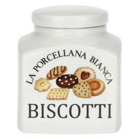 VORRATSDOSE Biscotti 3,5 l - Multicolor, Keramik (17.8/20.5/20.5cm) - La Porcellana Bianca