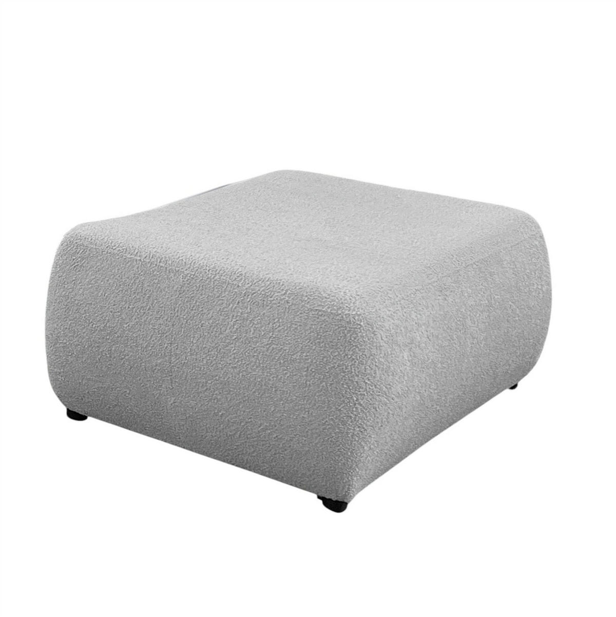 SCHLAFSOFA Anike Inkl. Polsterhocker - Grau, Holzwerkstoff/Textil (240/78/110cm) - Fun Möbel
