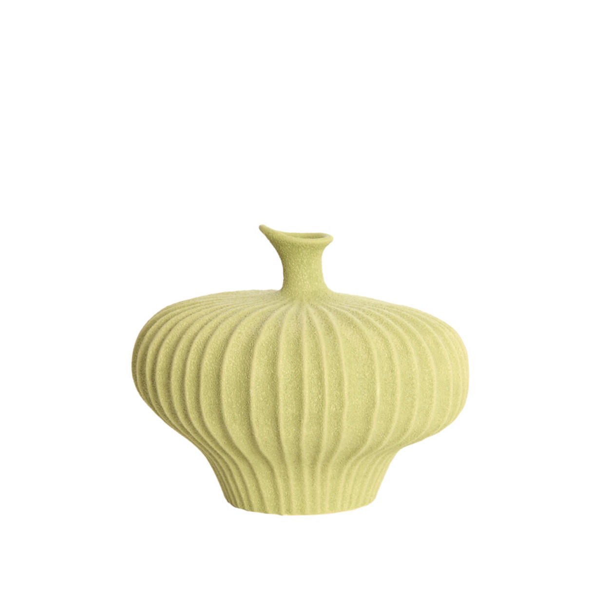 VASE Nevano - Grün - 31/29.5/25.5 cm - Grün, Keramik (25.5cm) - Light & Living