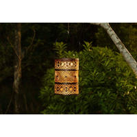 SOLARLAMPEN Orientalisch - stilvolles Set mit hängenden und steckbaren Varianten für stimmungsvolle Abende im Garten - Weiß, Kunststoff (14/14/35.5cm) - Northpoint
