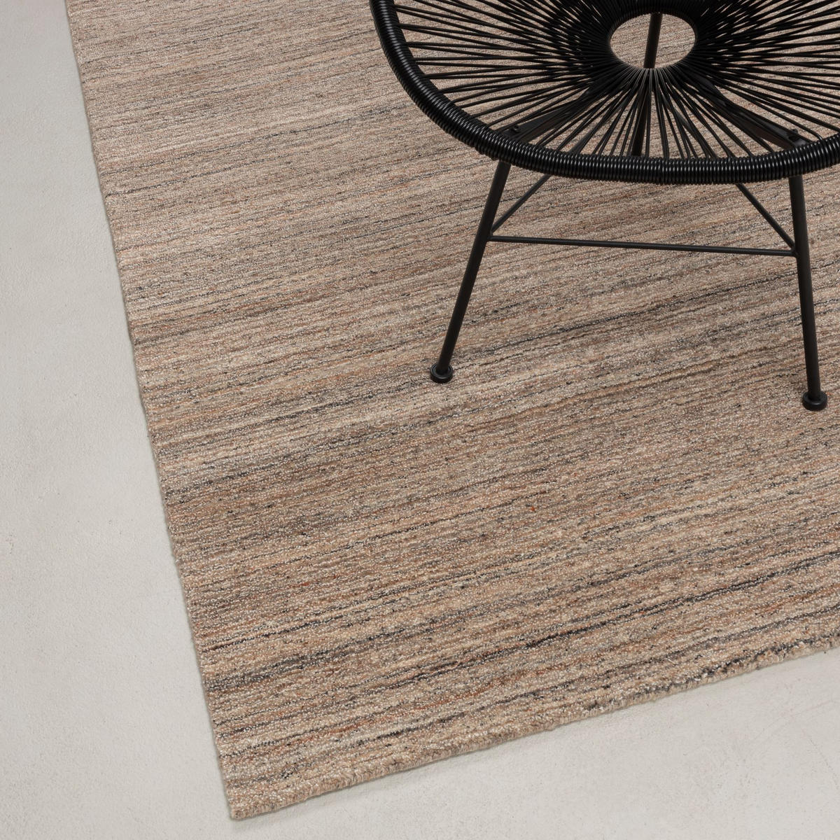 DESIGNER Wollteppich mit Seidenglanz, pflegeleicht, robust 170x240 cm - Rosa, Textil (170/240cm) - Rug and Roll