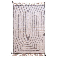 BERBERTEPPICH aus reiner Wolle 156x 243 cm - Weiß, Naturmaterialien (156/243cm) - AFK Living
