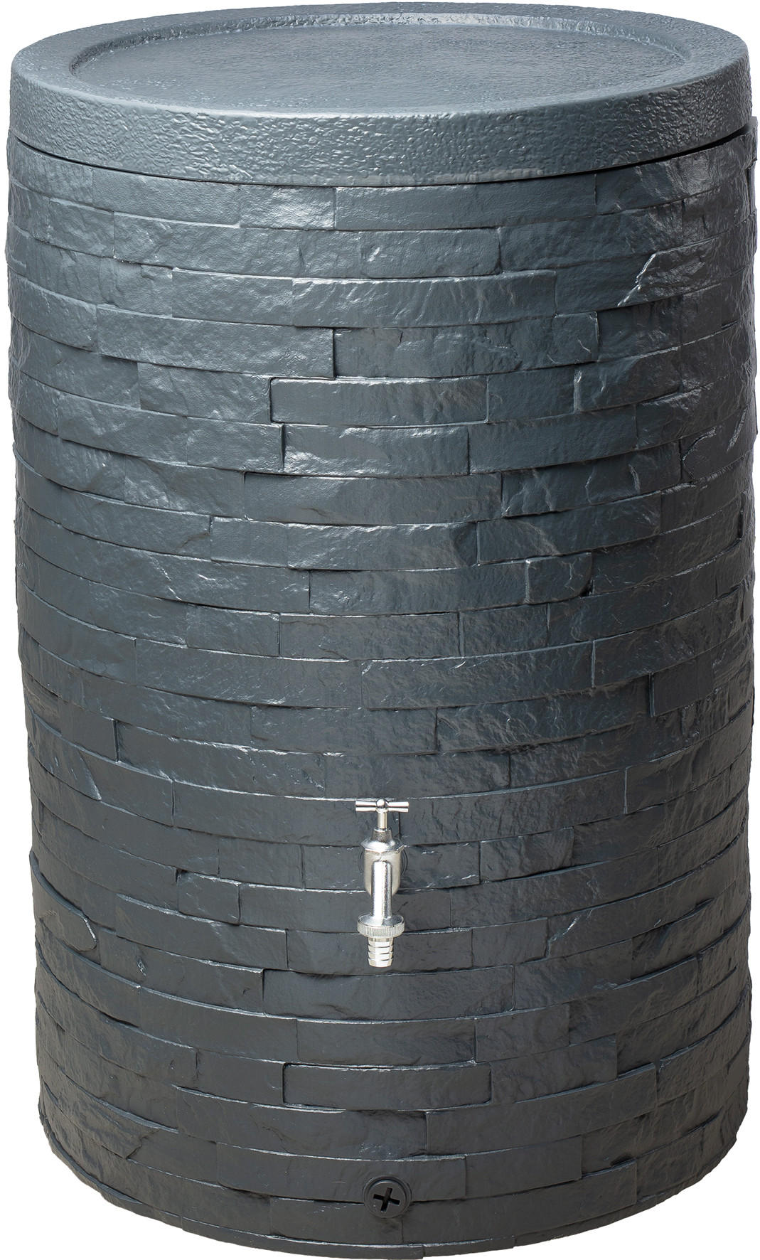 REGENTONNE 420 L, graphite grey - Grau, Kunststoff (79/104/79cm) - GARANTIA