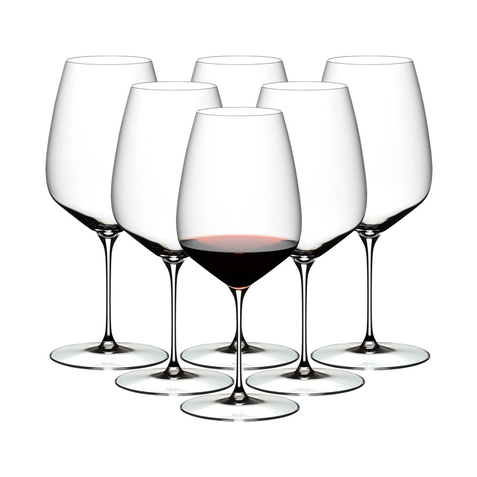 CABERNET / MERLOT WEINGLÄSER Veloce transparent 829 ml 6er Set - Transparent, Glas (0.83L) - Riedel