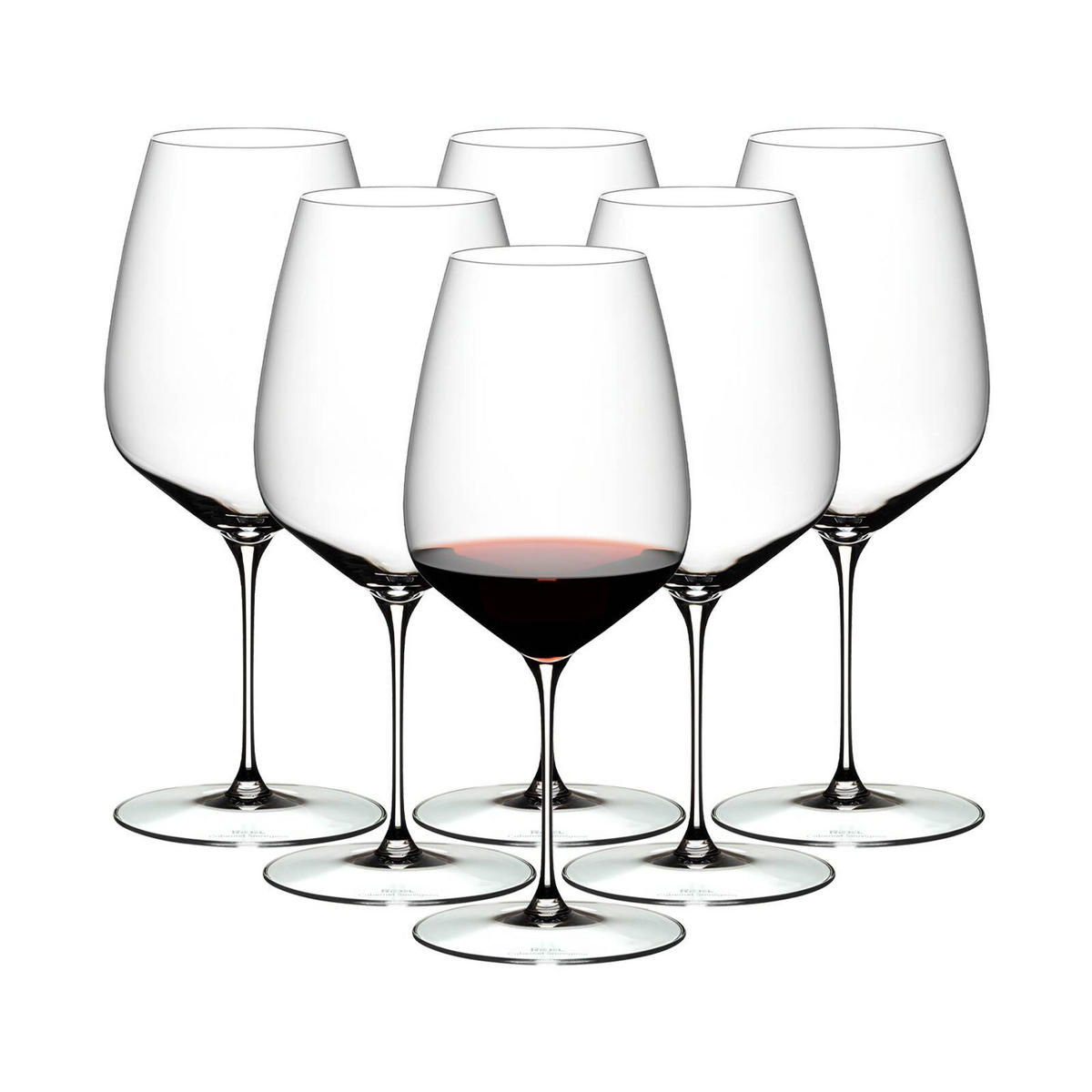 CABERNET MERLOT WEINGLAS Veloce transparent 829 ml 6er Set - Transparent, Glas (0.83L) - Riedel