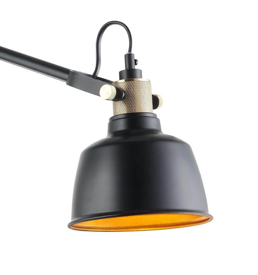 WANDLEUCHTE Addis, Schwarz, 65cm - Schwarz, Metall (16/53/65cm) - KOSILUM