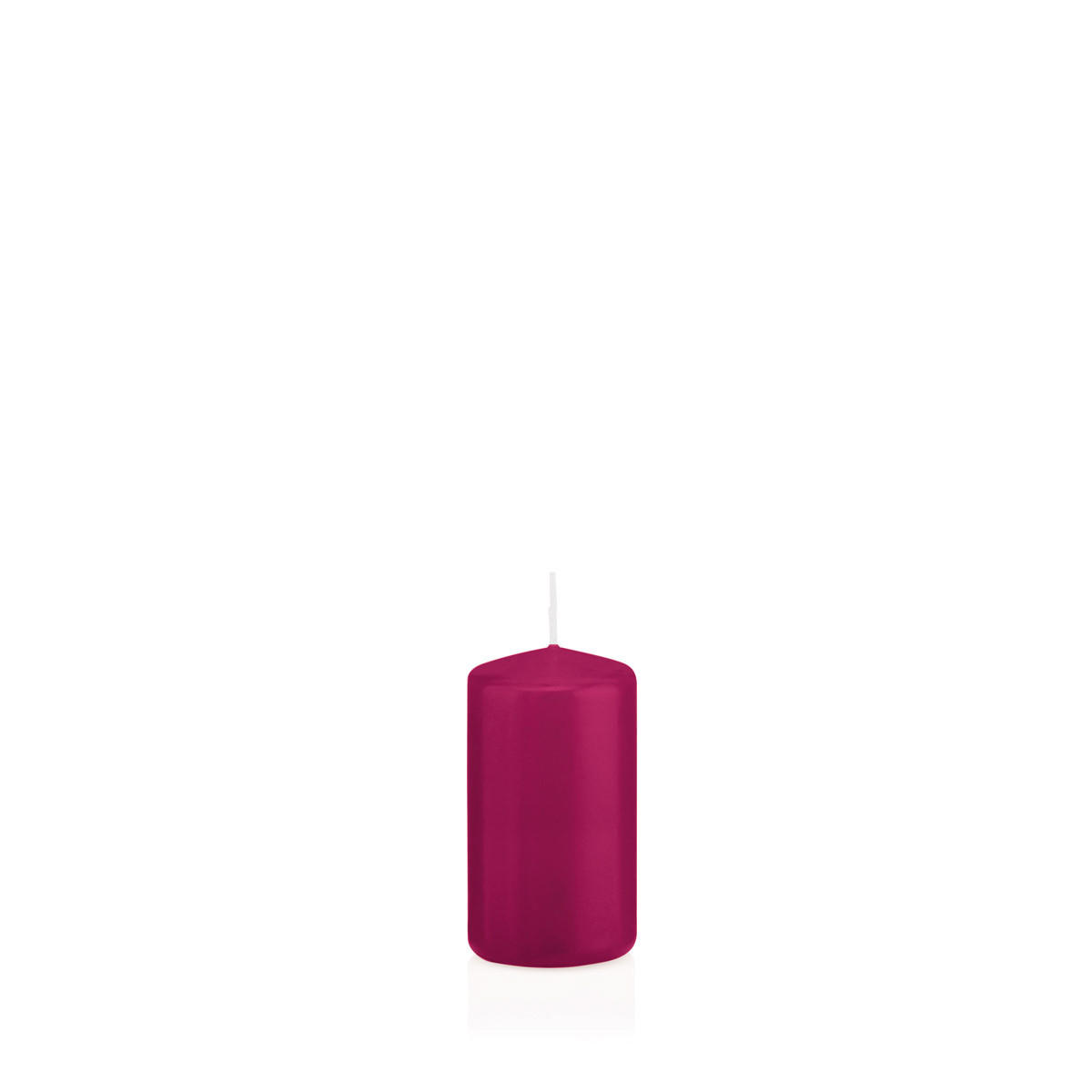 STUMPENKERZEN Cardinal Ø 38 x 80 mm, 24 Stück - Lila, Paraffin (4/8cm) - Wiedemann Kerzen