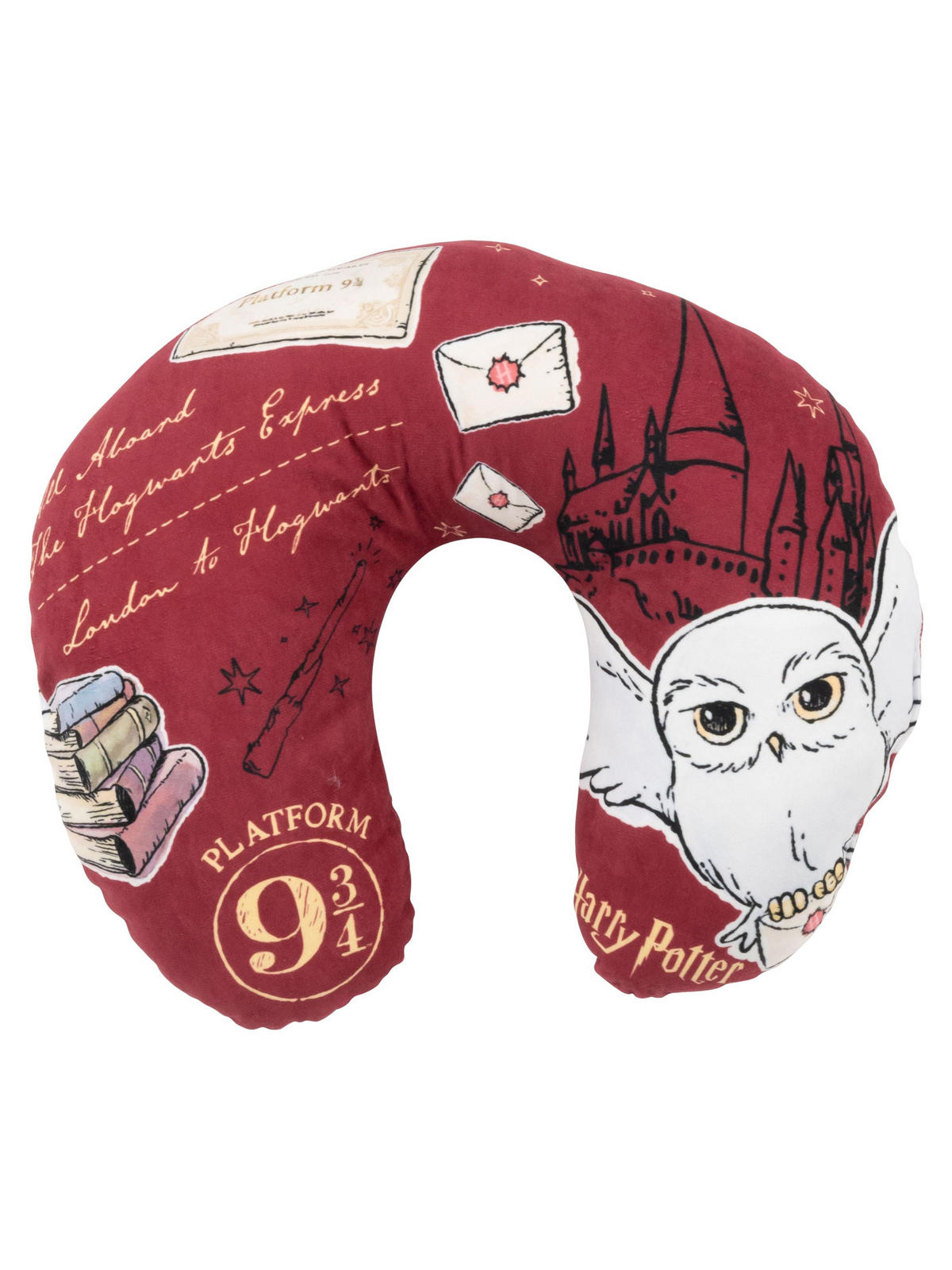 NACKENKISSEN Harry Potter Rot 35 x 30 cm - Rot, Textil (35/30cm) - United Labels