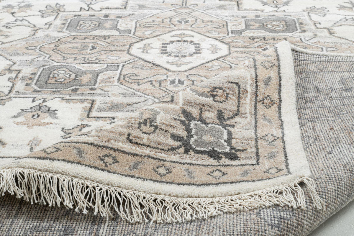 VINTAGETEPPICH Versian 170x240 cm - Naturfarben, Textil (170/240cm) - THEKO