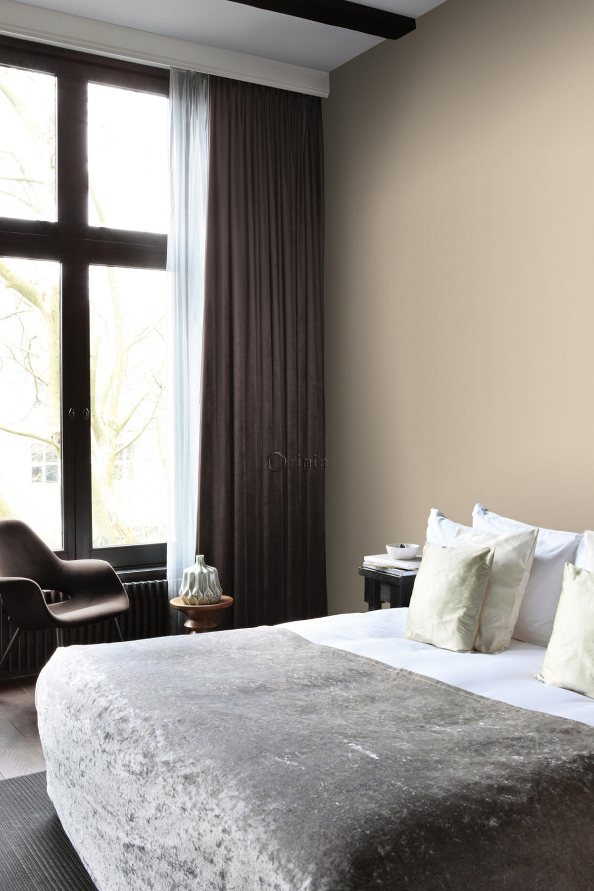 TAPETE kleine Ornamente 53 cm x 10.05 m - Beige, Papier (53/1000cm) - Origin Wallcoverings