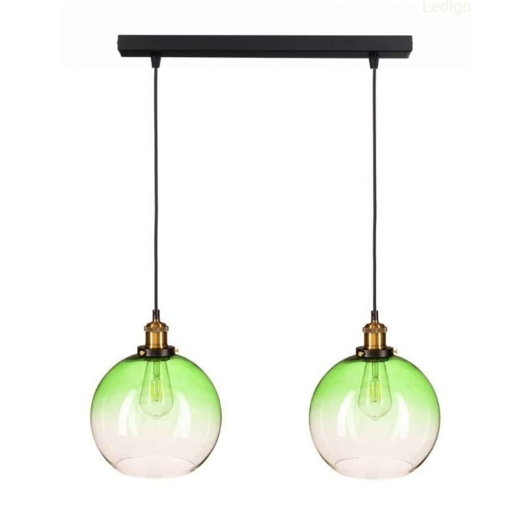 PENDELLEUCHTE Rome - Transparent/Schwarz, Glas/Metall (20/50/110cm) - kiki design
