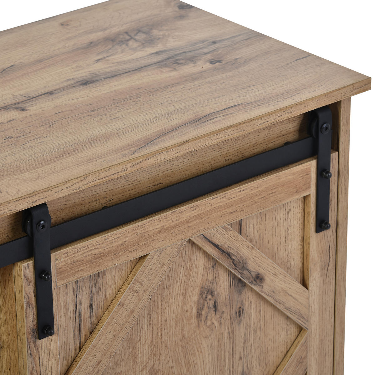 TV-SCHRANK in Braun mit Schiebetüren und höhenverstellbaren Regalen 150/40/60 cm - Braun, Holzwerkstoff (150/60/40cm) - Redom