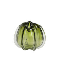 VASE Murela Grün Ø24,5/22 cm - Grün, Glas (24.5/22cm) - Light & Living