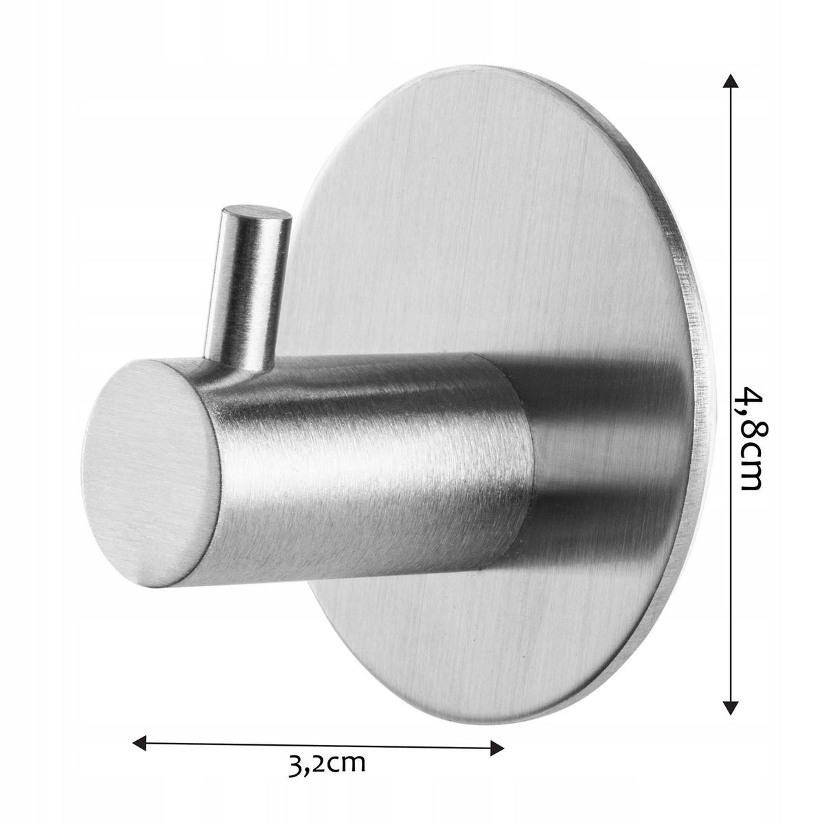KLEIDERBÜGEL für das Badezimmer, silber - Silberfarben, Metall (5/5cm) - KADAX