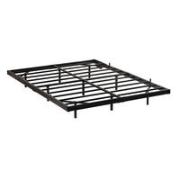 METALLBETT 120/200 cm in Schwarz mit LED und USB - Schwarz, Metall (120/200cm) - WISHDOR