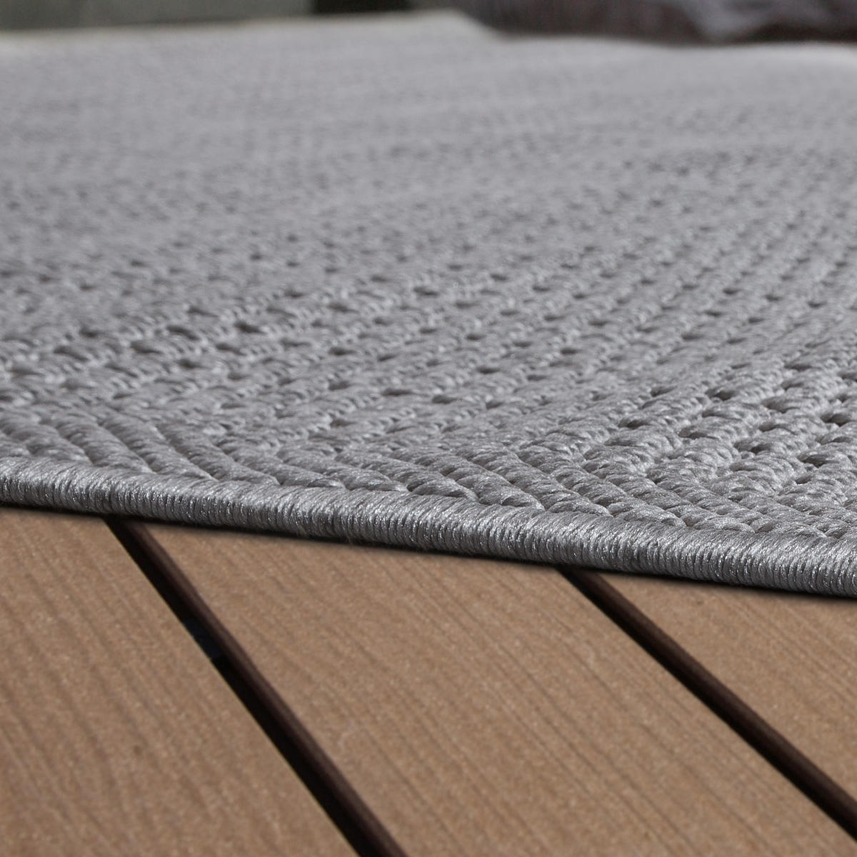 OUTDOORTEPPICH 300/400 cm Timber 125 - Grau, Textil (300/400cm) - Paco Home