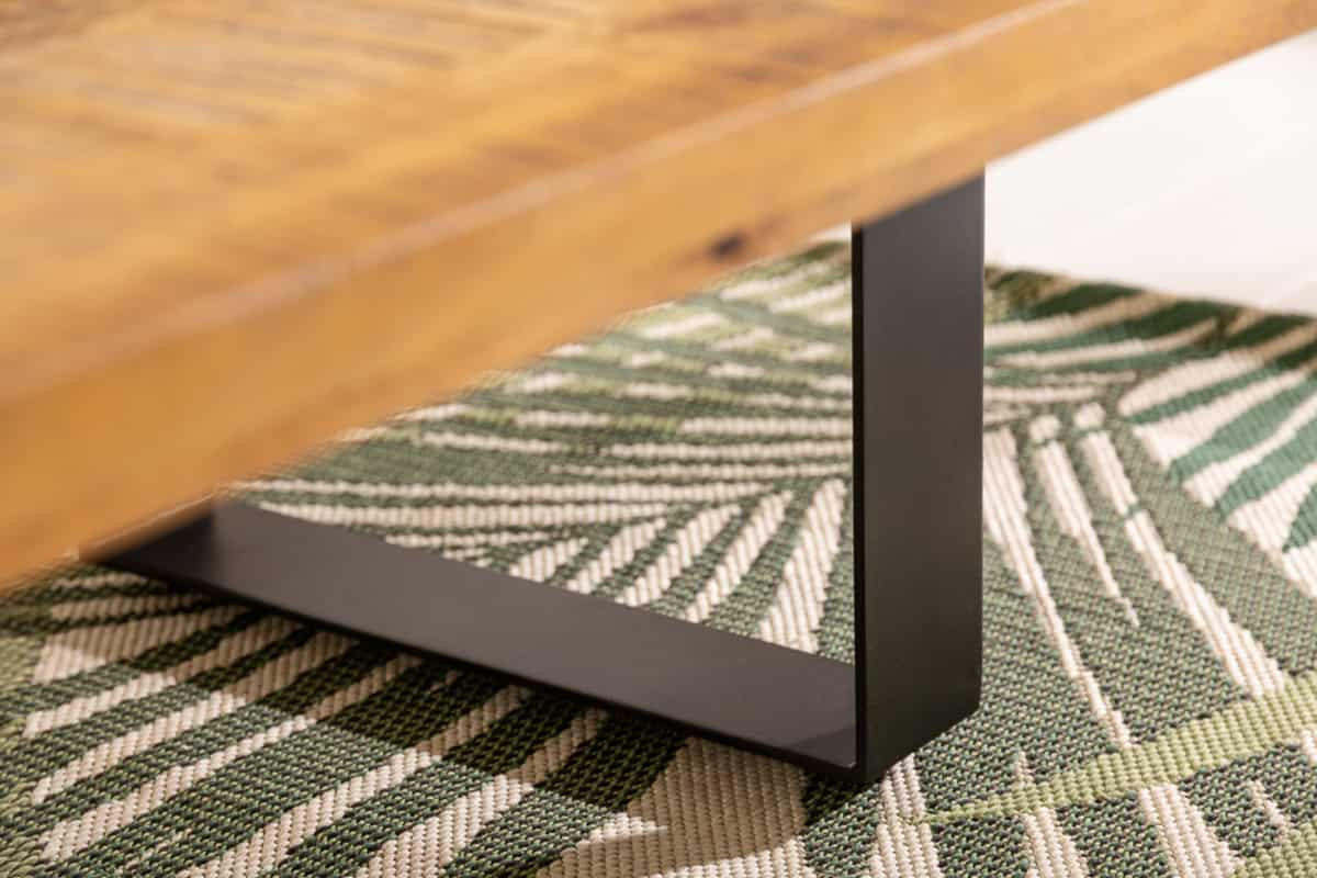 COUCHTISCH IRON CRAFT Mango rechteckig Braun|Natur 100cm - Schwarz/Braun, Holz/Metall (60/100/39cm) - riess-ambiente