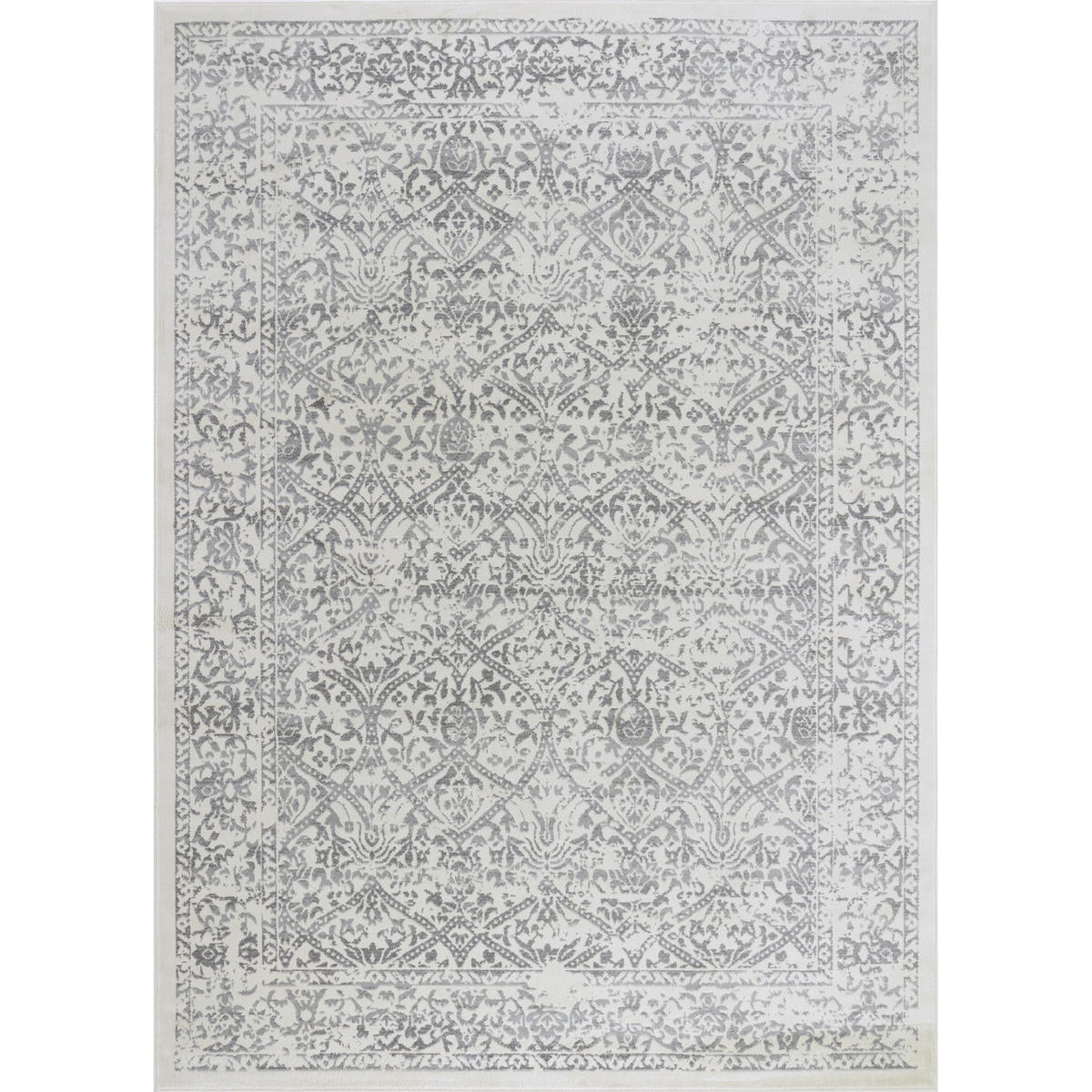 VINTAGE-TEPPICH 120x170 cm Weiß - Weiß, Naturmaterialien/Textil (120/170cm) - LIVABLISS