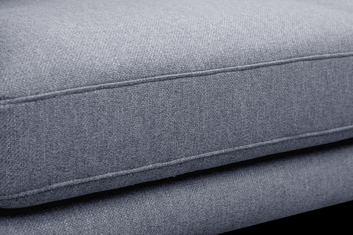 SOFA MEDIOLANE 2,5-Sitzer, hellblau - Hellblau, Holzwerkstoff/Textil (203/87/96cm) - Courtois Laville